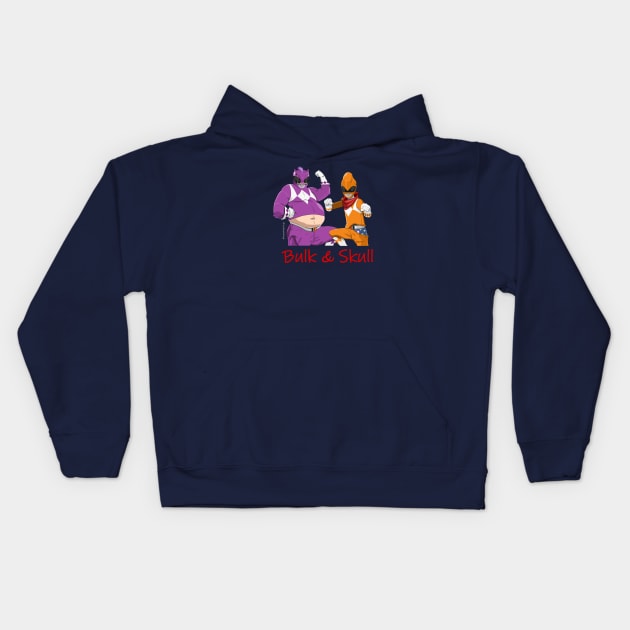 Bulk and Skull Rangers Kids Hoodie by Zapt Art